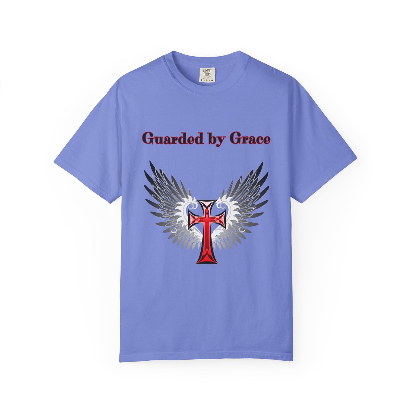 T-Shirt Guarded by Grace Unisex T-Shirt with Wings Design Christian Apparel Unique Gift Faith-based Fashion Inspirational SpiritualTee