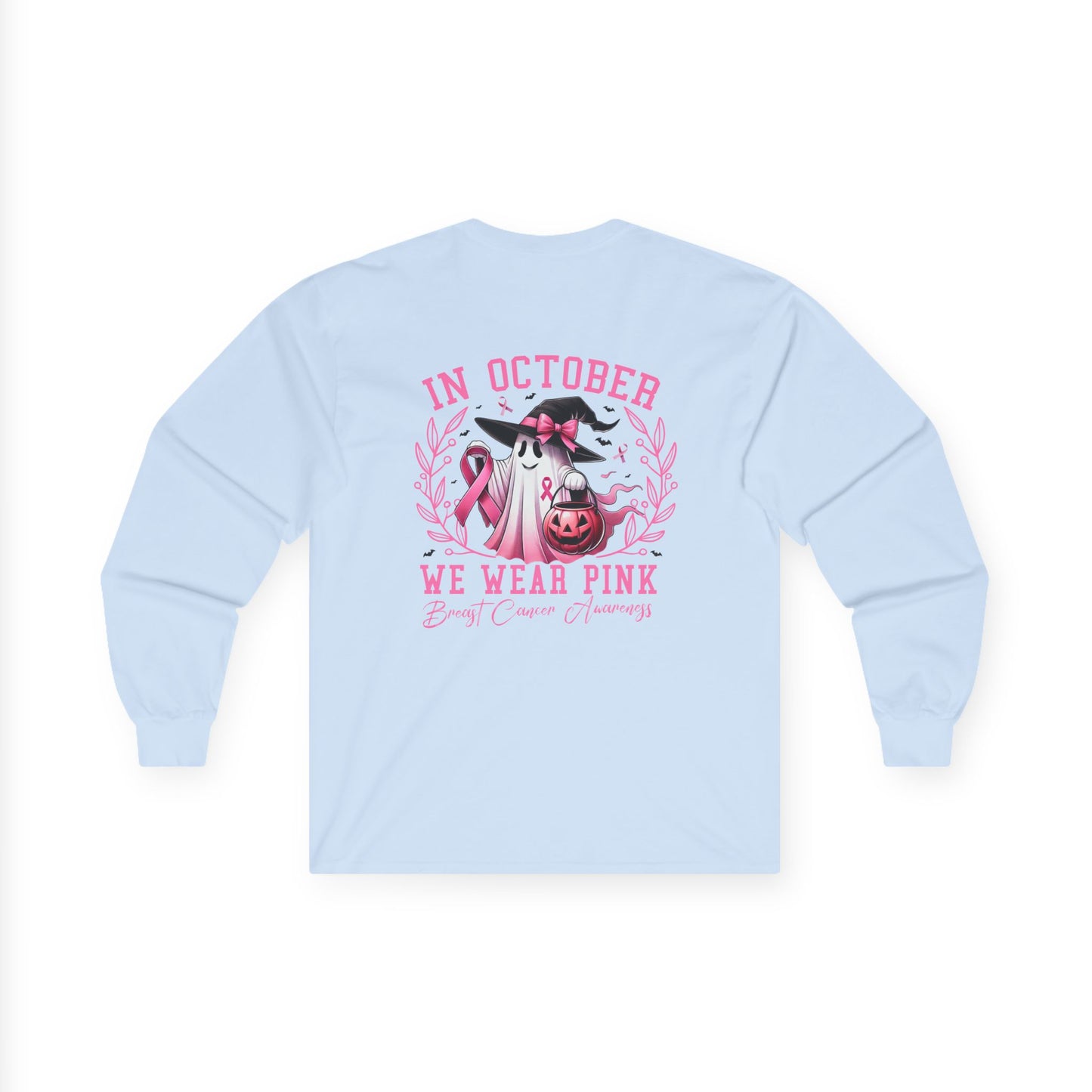 T-Shirt Breast Cancer Awareness Long Sleeve Tee Pink October Shirt Unisex Tee Supportive Apparel Awareness Month Merchandise