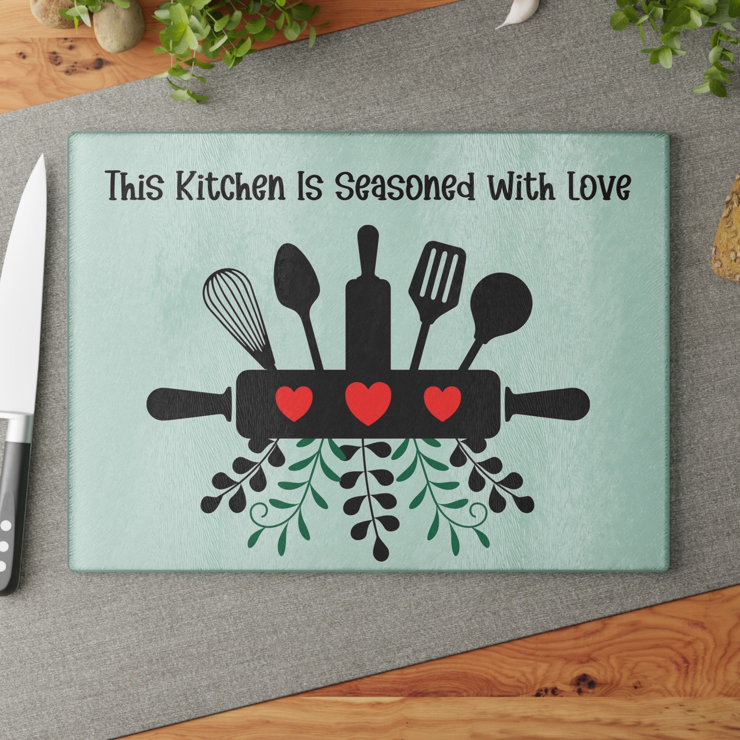 Farmhouse Kitchen Cutting Board Perfect for Home Chefs Housewarming Gifts Cooking Lovers Kitchen Decor Unique Gift Idea Charming cutting Board