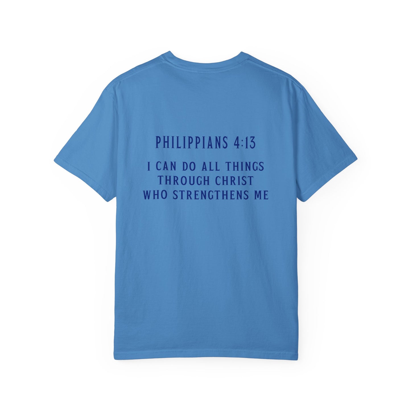 T-Shirt Inspirational Christian T-Shirt Cross & Philippians 4:13 Unisex Apparel Faith Tee Religious Gift Motivational Shirt