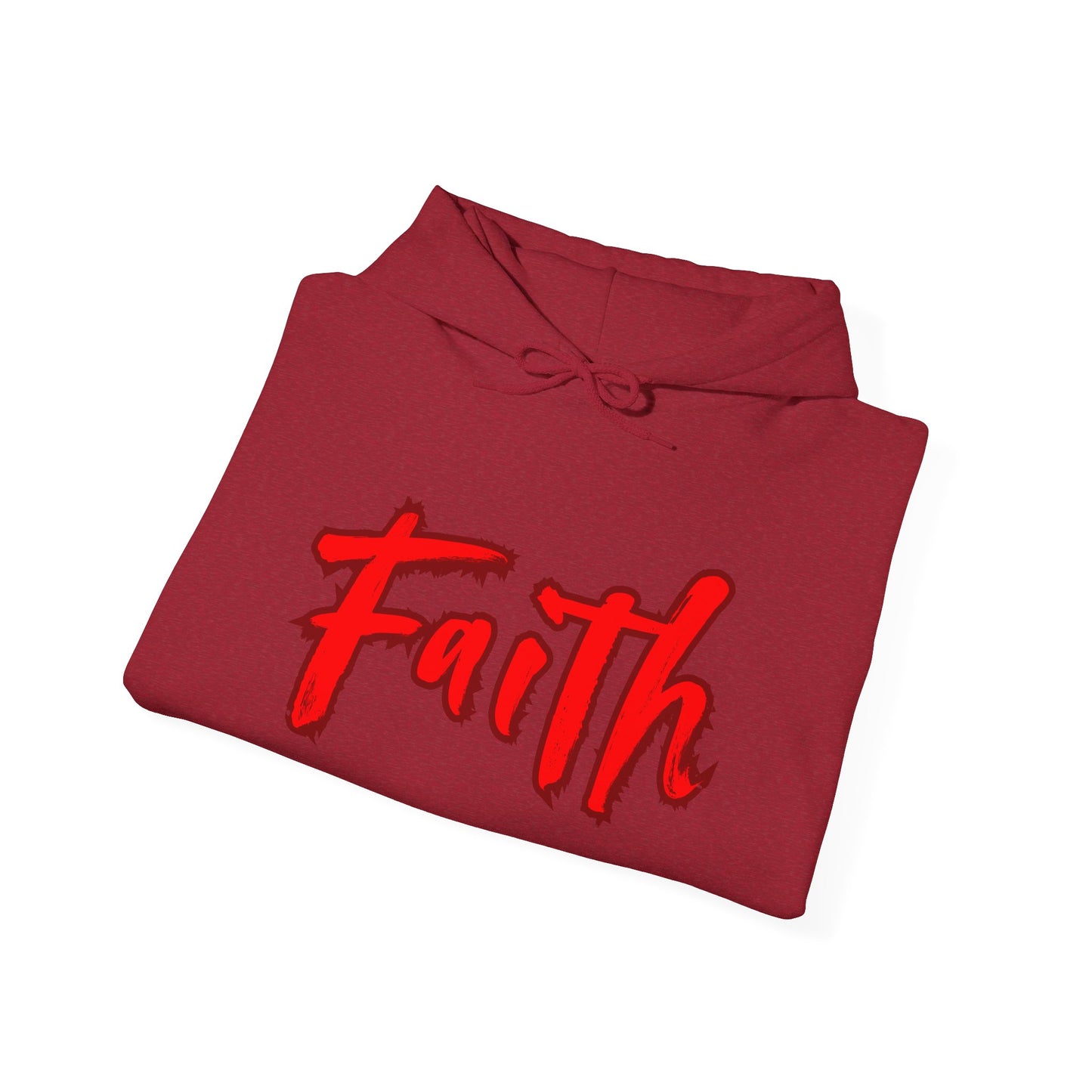 Sweatshirt Faith & Love Heavy Blend Hoodie Unisex Sweatshirt for Inspiration and Comfort Christian Religious Gift