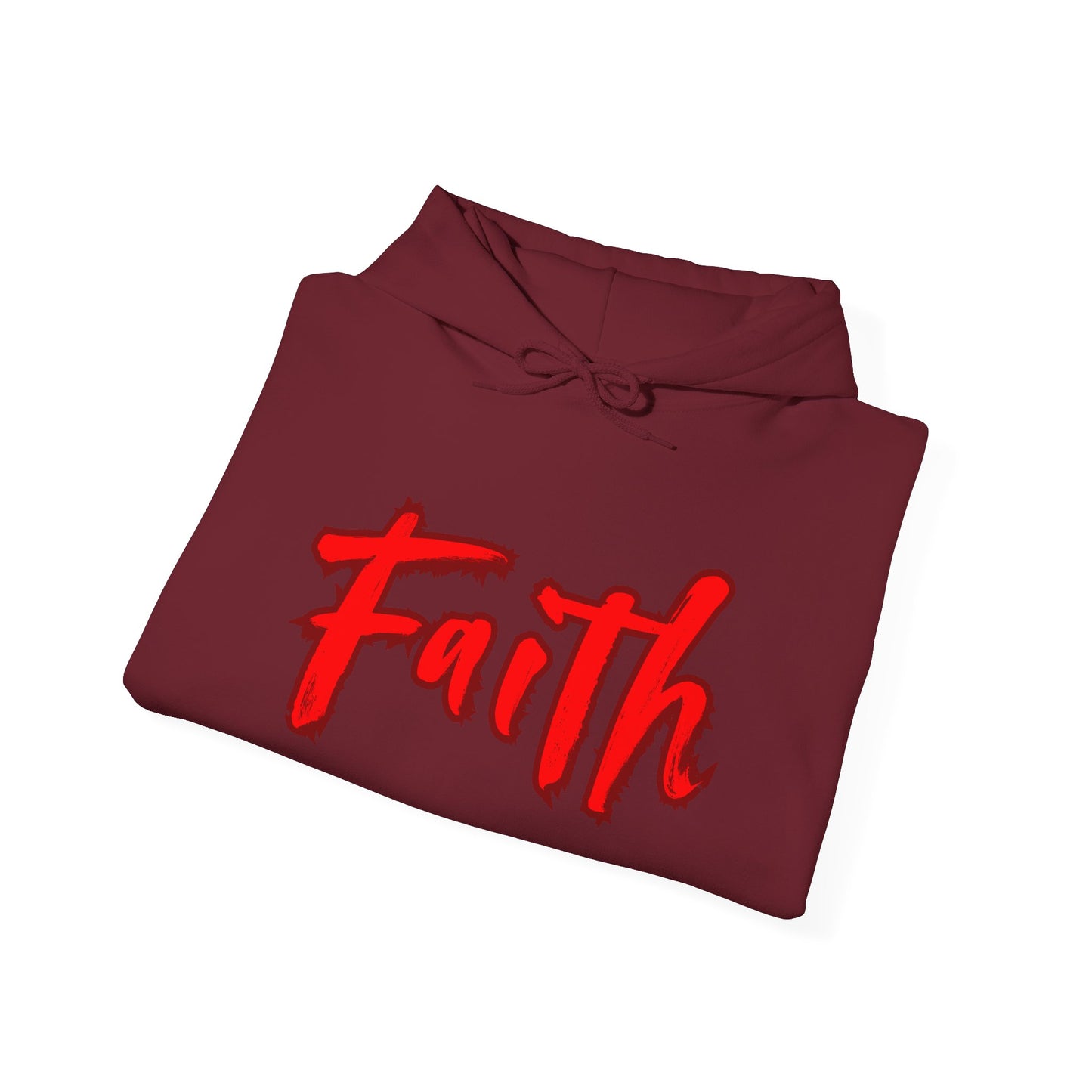 Sweatshirt Faith & Love Heavy Blend Hoodie Unisex Sweatshirt for Inspiration and Comfort Christian Religious Gift
