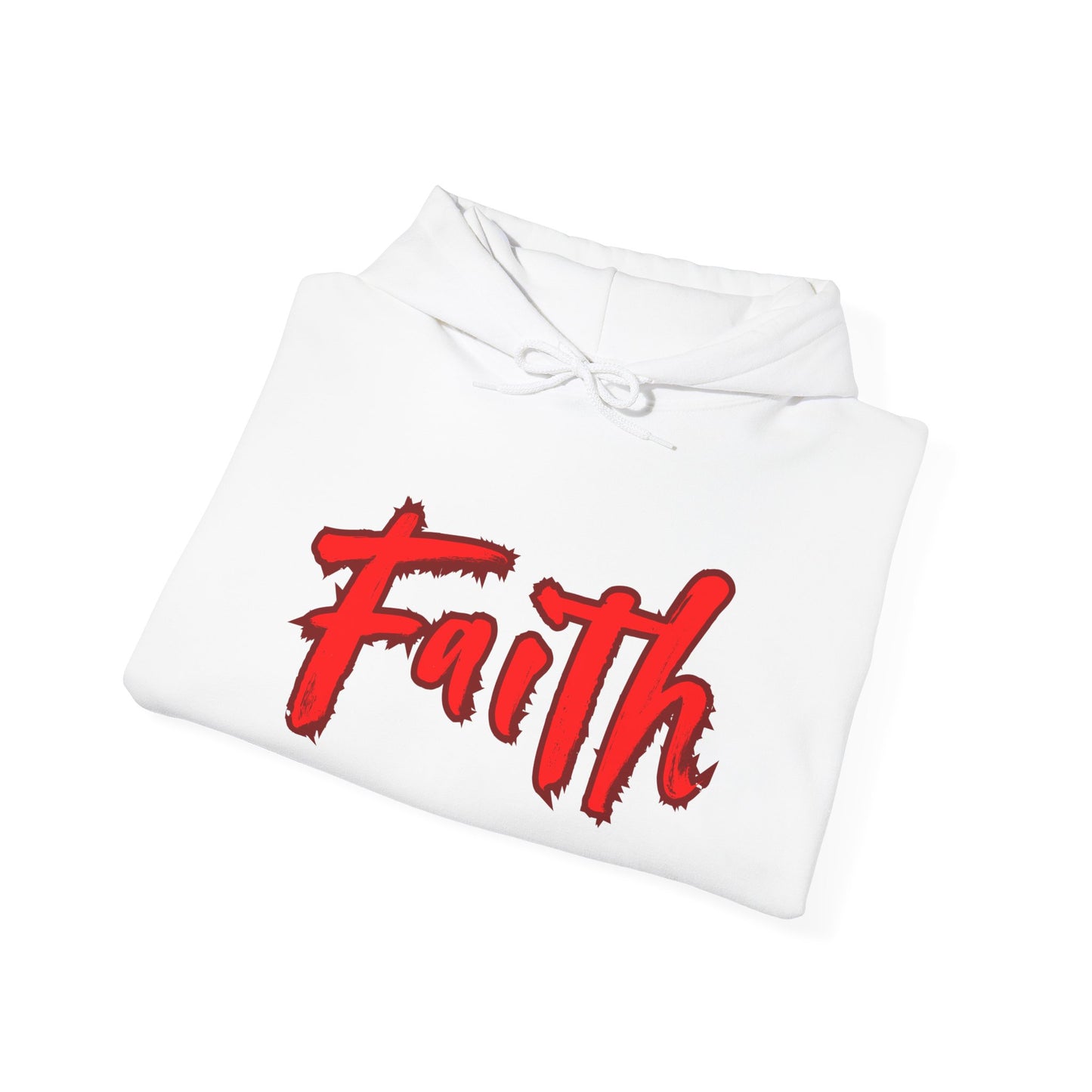 Sweatshirt Faith & Love Heavy Blend Hoodie Unisex Sweatshirt for Inspiration and Comfort Christian Religious Gift
