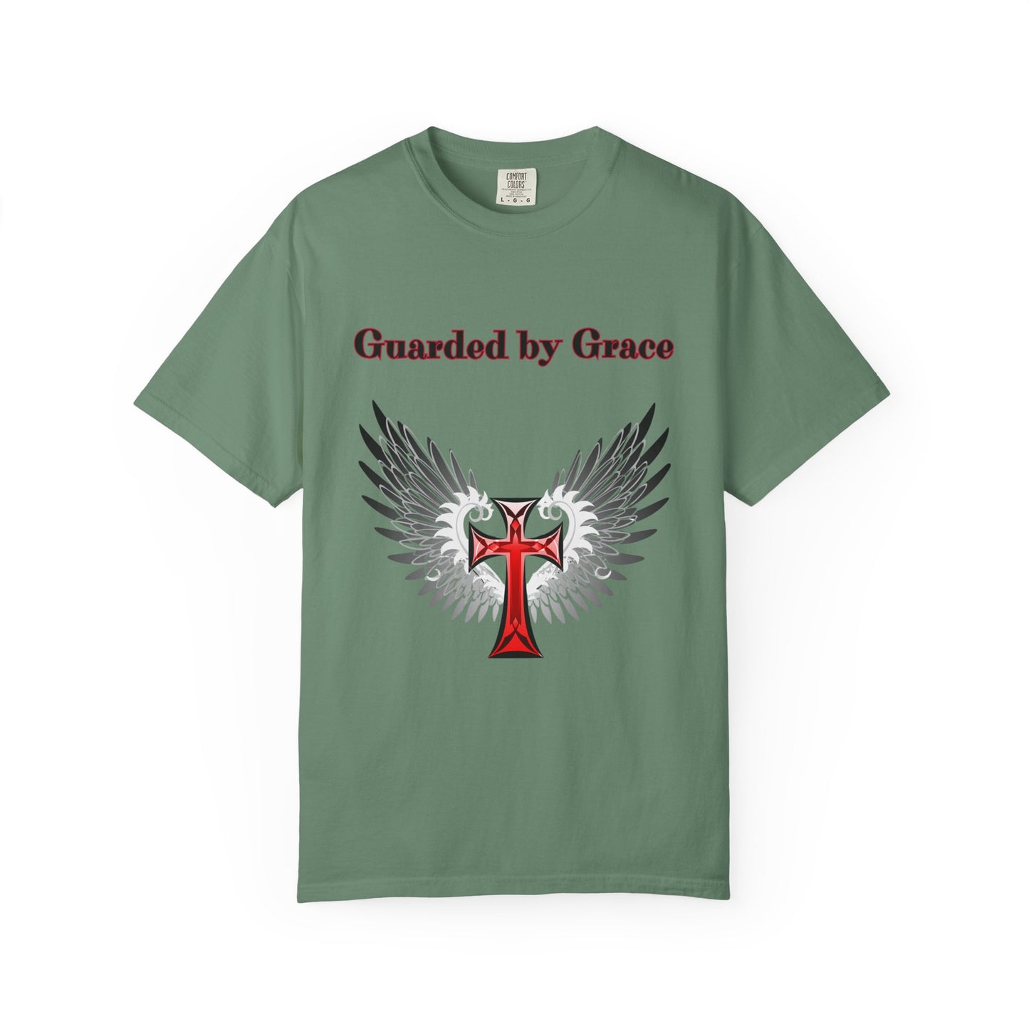 T-Shirt Guarded by Grace Unisex T-Shirt with Wings Design Christian Apparel Unique Gift Faith-based Fashion Inspirational SpiritualTee