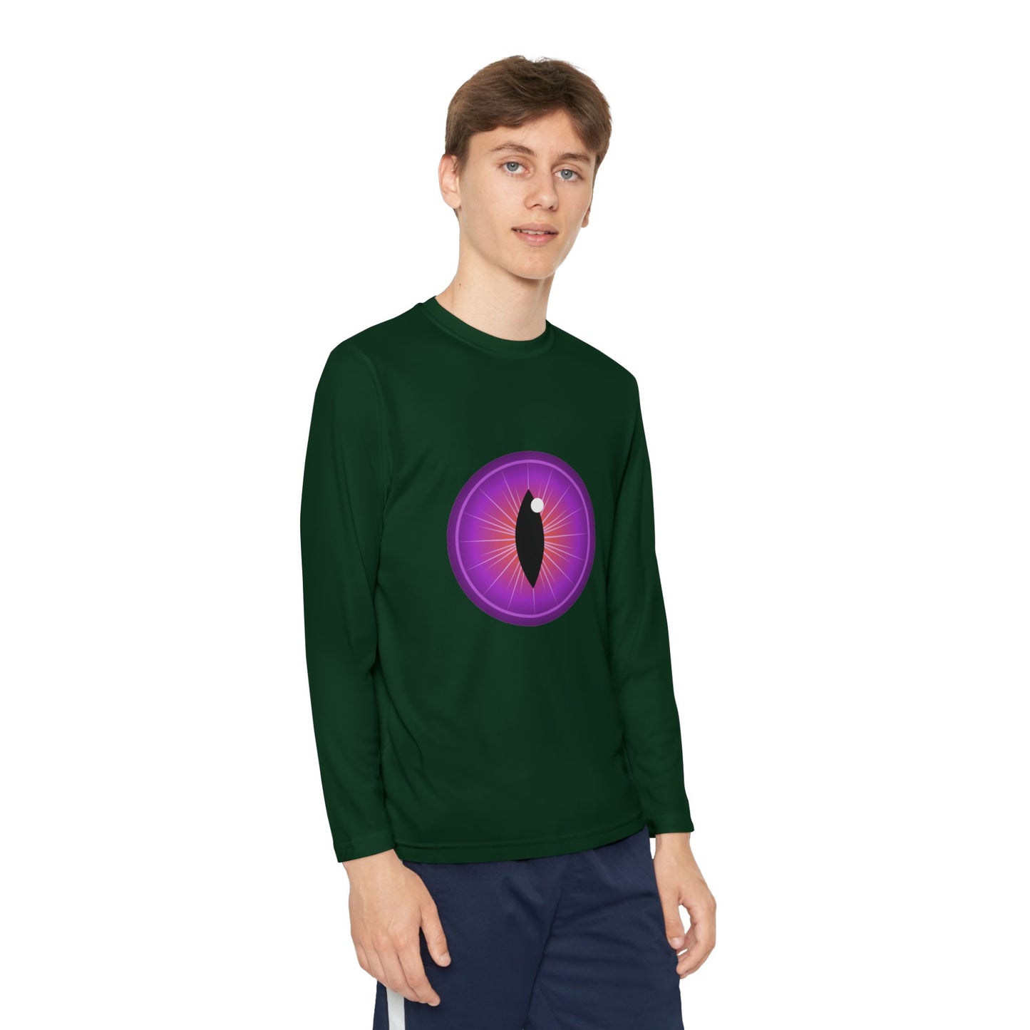 T-Shirt Youth Long Sleeve Monster-Inspired Tee Fun Shirt for Kids Perfect for Halloween Costume Wear Everyday Comfort Cool Graphic T