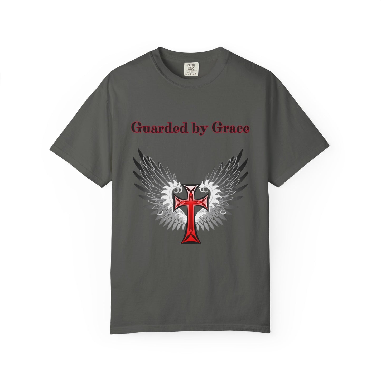 T-Shirt Guarded by Grace Unisex T-Shirt with Wings Design Christian Apparel Unique Gift Faith-based Fashion Inspirational SpiritualTee
