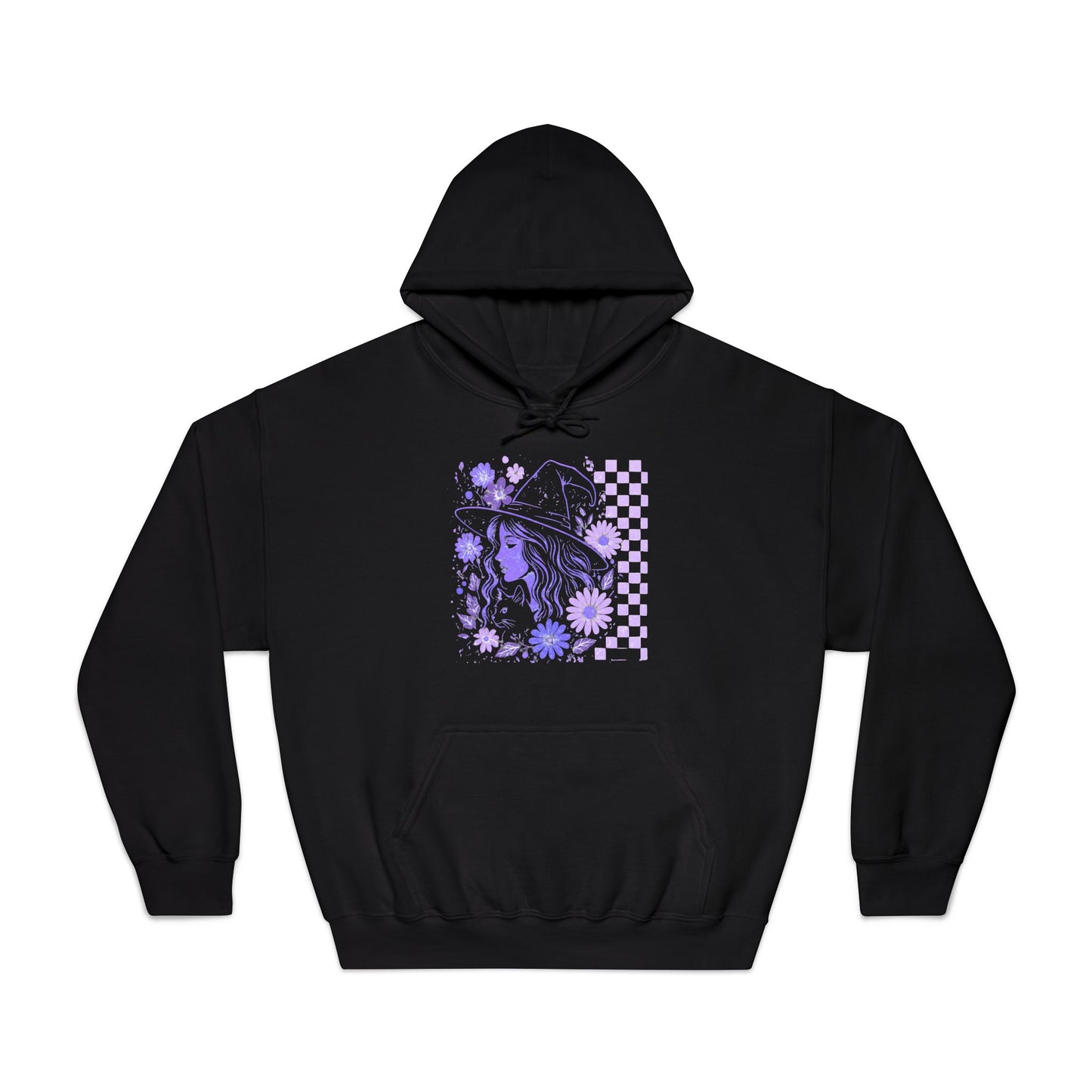 Sweatshirt Whimsical Floral Unisex Hooded Sweatshirt Casual Wear Streetwear Gift for Her Cozy Sweatshirt Spring Fashion Halloween