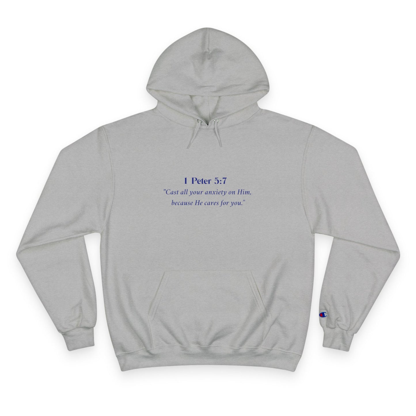 Faith-Inspired Champion Hoodie, Cozy Sweatshirt, Inspirational Gift, Christian Apparel, Religious Wear, Motivational Cozy Clothing