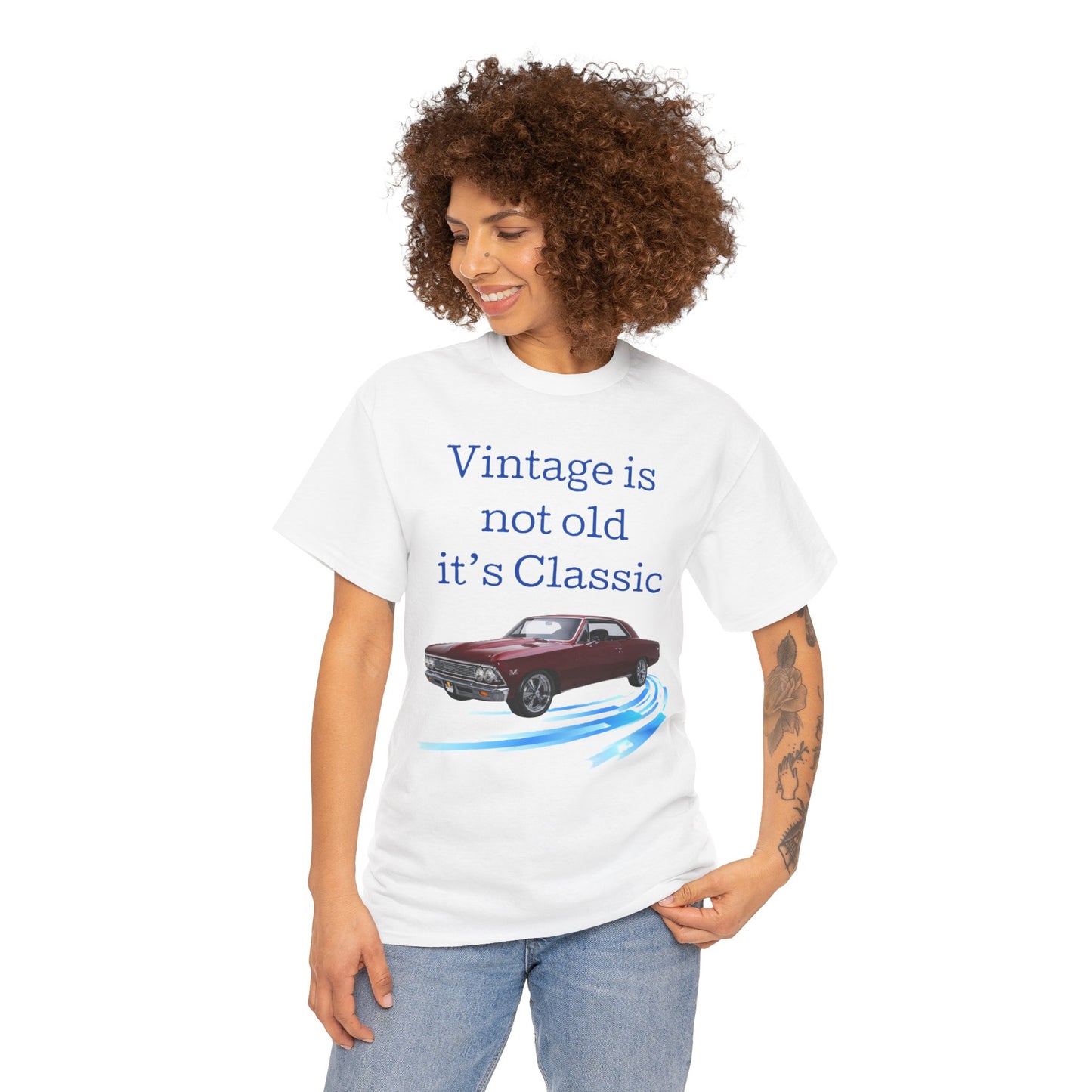 T-Shirt Vintage Classic Car Tee - Perfect for Car Enthusiasts Gift for Him/Her, Casual Wear, Everyday Style, Retro Vibe