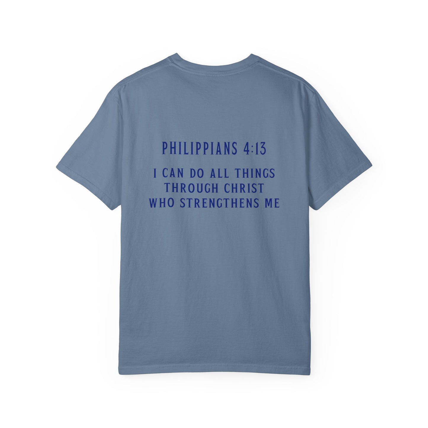 T-Shirt Inspirational Christian T-Shirt Cross & Philippians 4:13 Unisex Apparel Faith Tee Religious Gift Motivational Shirt