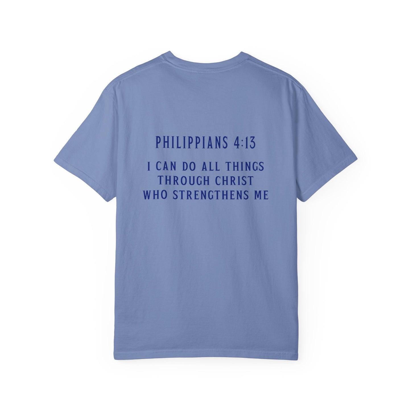 T-Shirt Inspirational Christian T-Shirt Cross & Philippians 4:13 Unisex Apparel Faith Tee Religious Gift Motivational Shirt