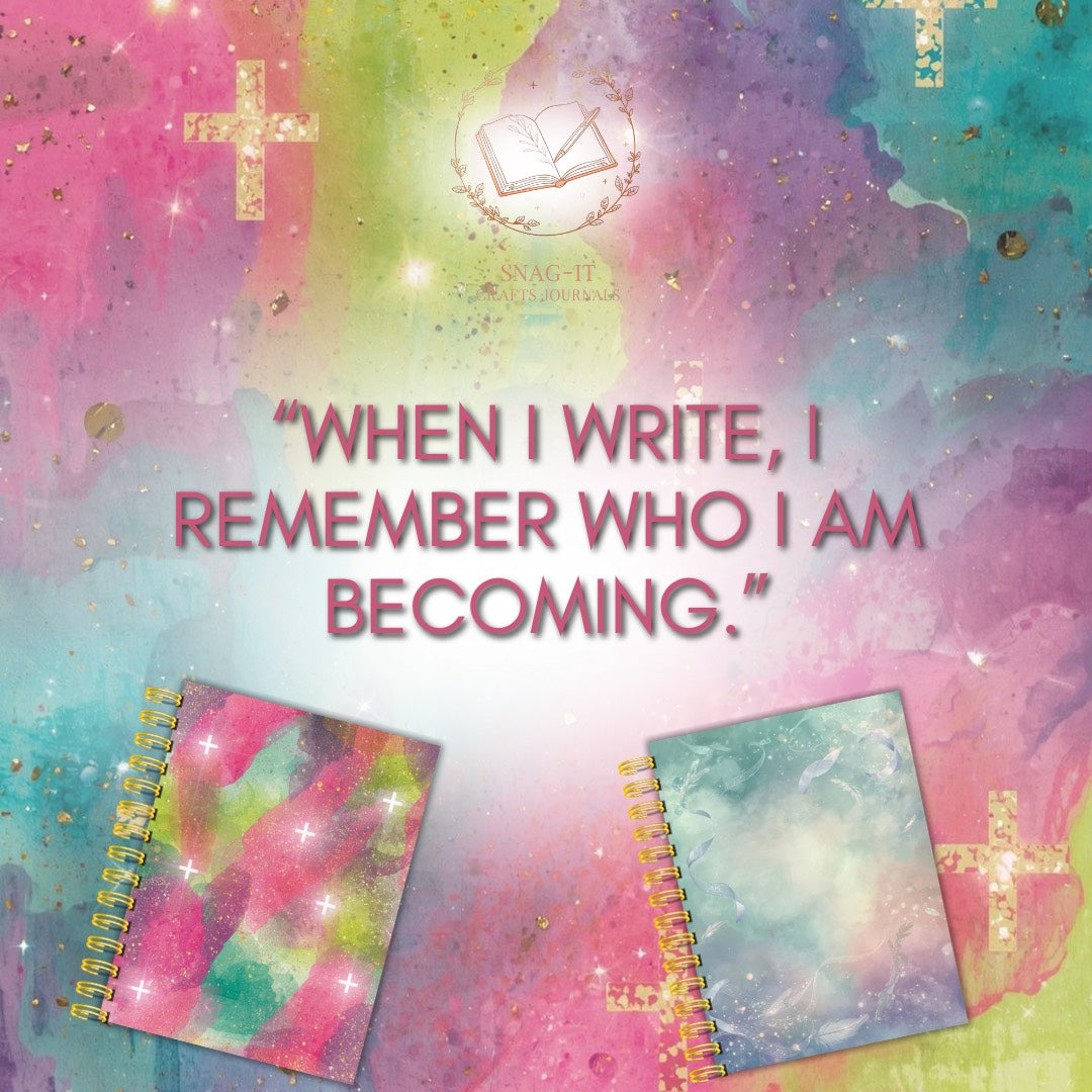 Beautifully designed spiral bound journal for notes, prayers, daily journaling