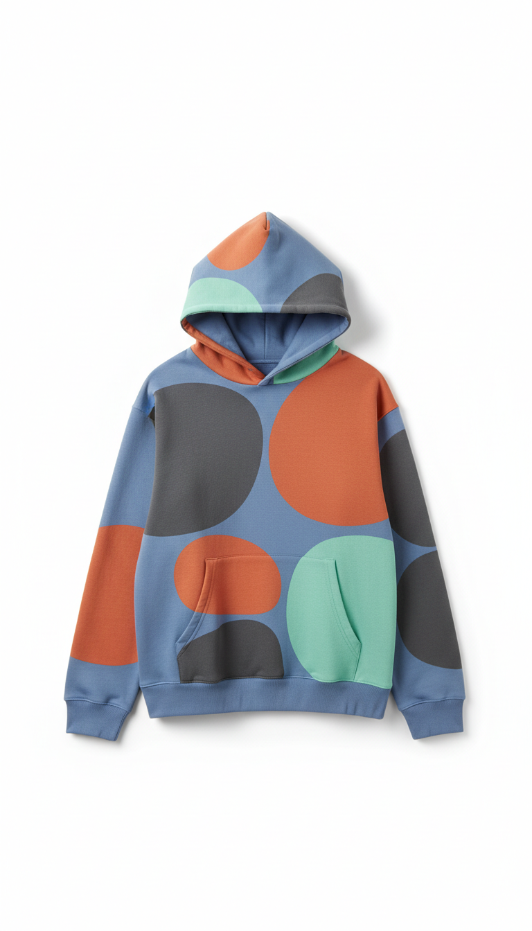 Bold Graphic Cotton Hoodie