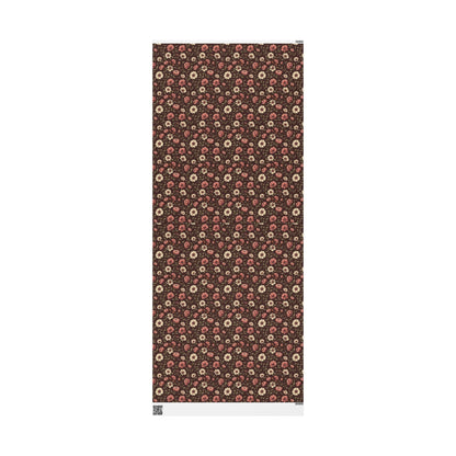 Floral Gift Wrap Paper Rustic Wrapping Paper for Birthdays Holidays & Special Occasions Eco Friendly Gift Packaging Floral Design