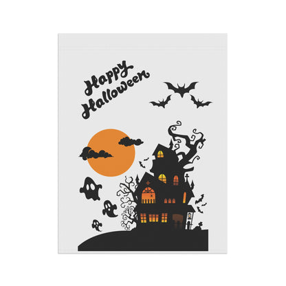 Garden Banner Halloween Spooky Yard Decor Trick-or-Treat Flag Haunted House Greeting Fall Outdoor Decor