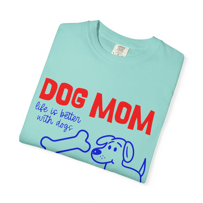 Dog Mom Club T-Shirt — Cute Paw Print & Bone Graphic Tee