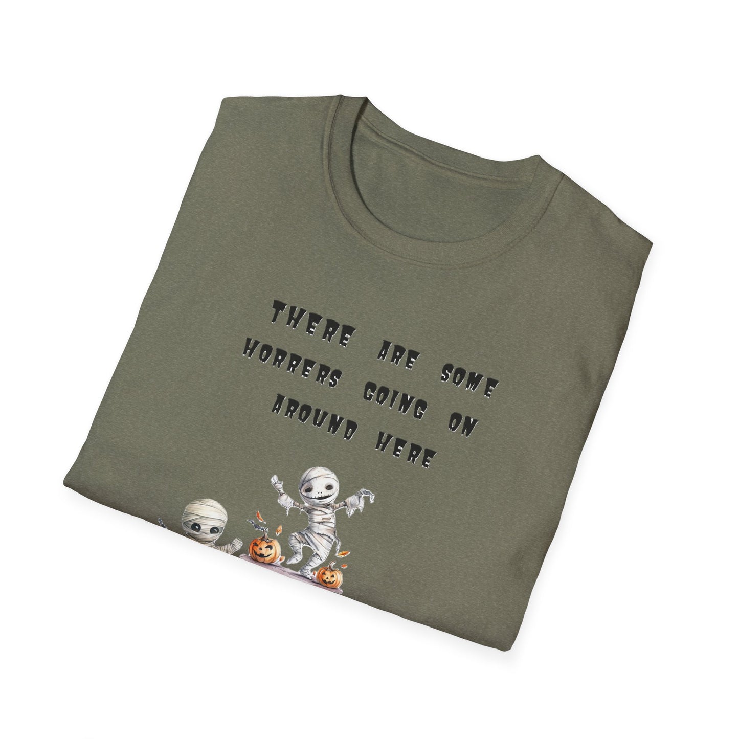 T-Shirt Halloween Graphic T-Shirt Spooky Season Tee Unisex Soft Style Shirt Retro Halloween Gift Fall Fashion Cute Halloween Design