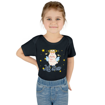 Lil Boss Angel Baby Bodysuit — Cute Infant Onesie