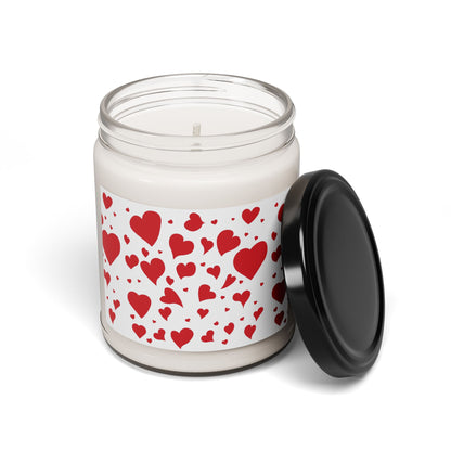 Valentine Heart Soy Candle — 9oz Scented Jar