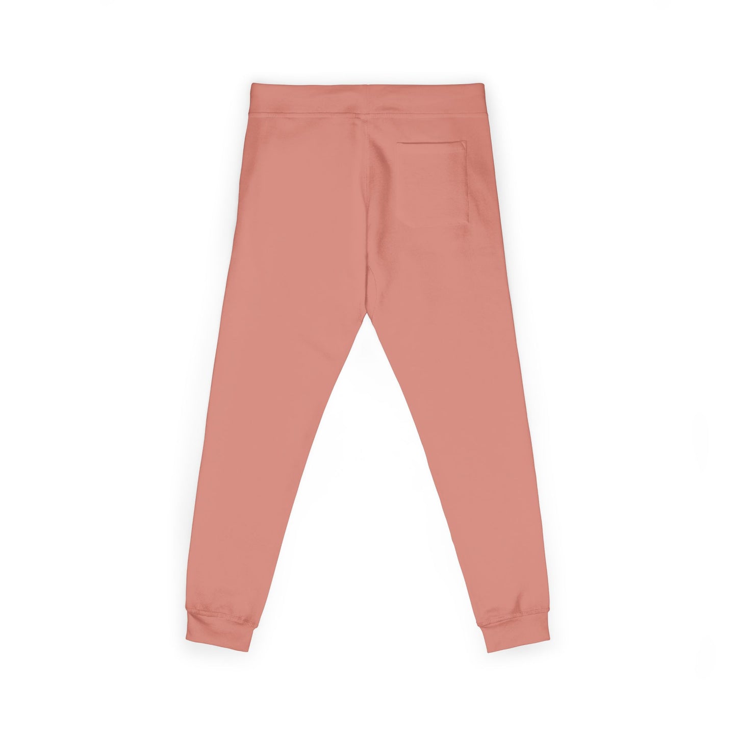 Embroidered Unisex Fleece Sweatpants - Cozy Comfort in Blush Pink