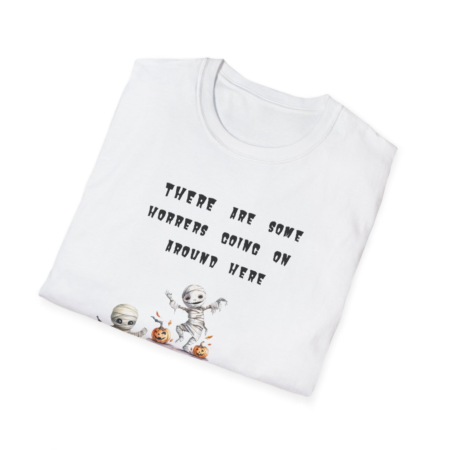 T-Shirt Halloween Graphic T-Shirt Spooky Season Tee Unisex Soft Style Shirt Retro Halloween Gift Fall Fashion Cute Halloween Design