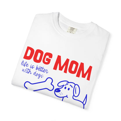 Dog Mom Club T-Shirt — Cute Paw Print & Bone Graphic Tee