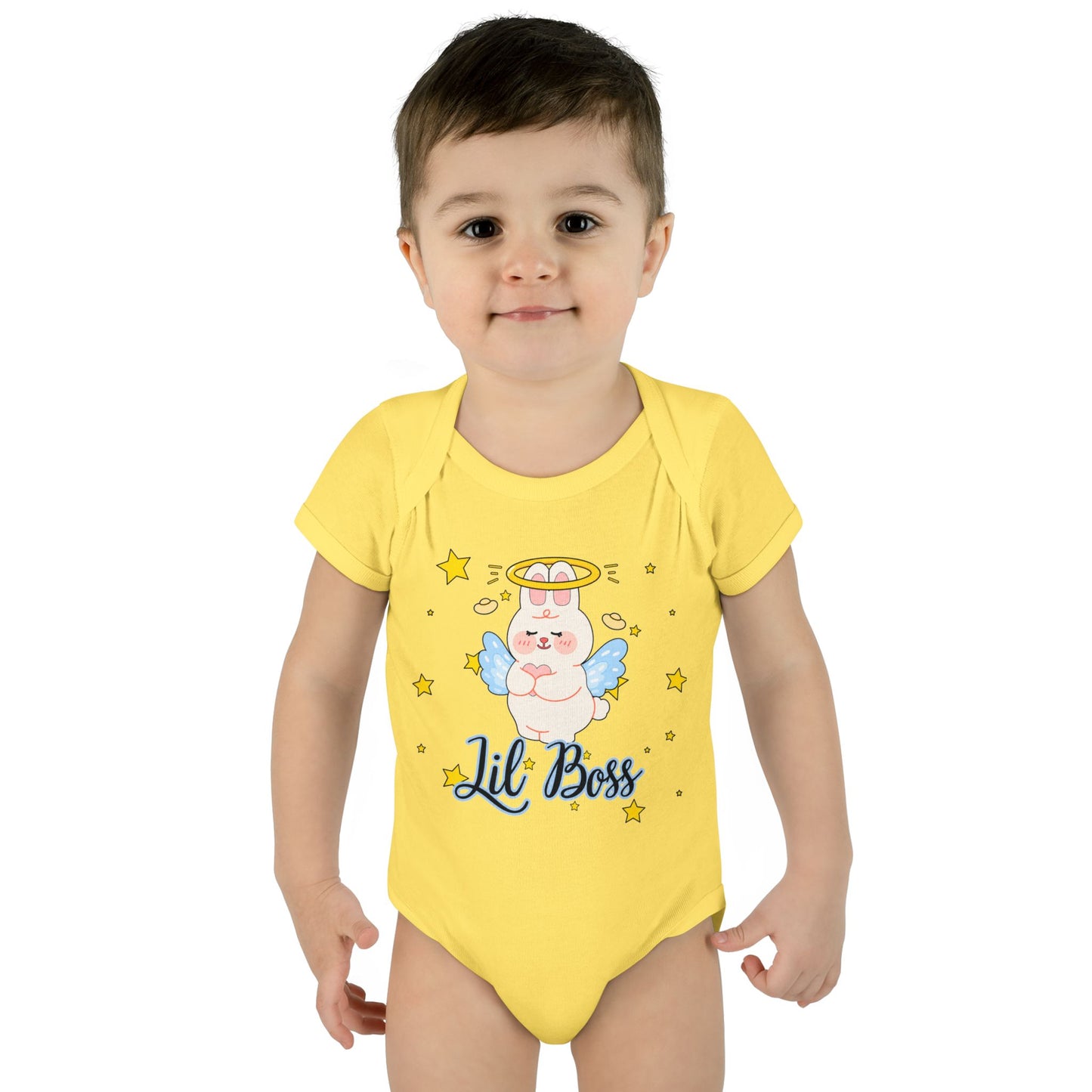 Lil Boss Angel Baby Bodysuit — Cute Infant Onesie
