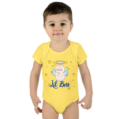 Lil Boss Angel Baby Bodysuit — Cute Infant Onesie