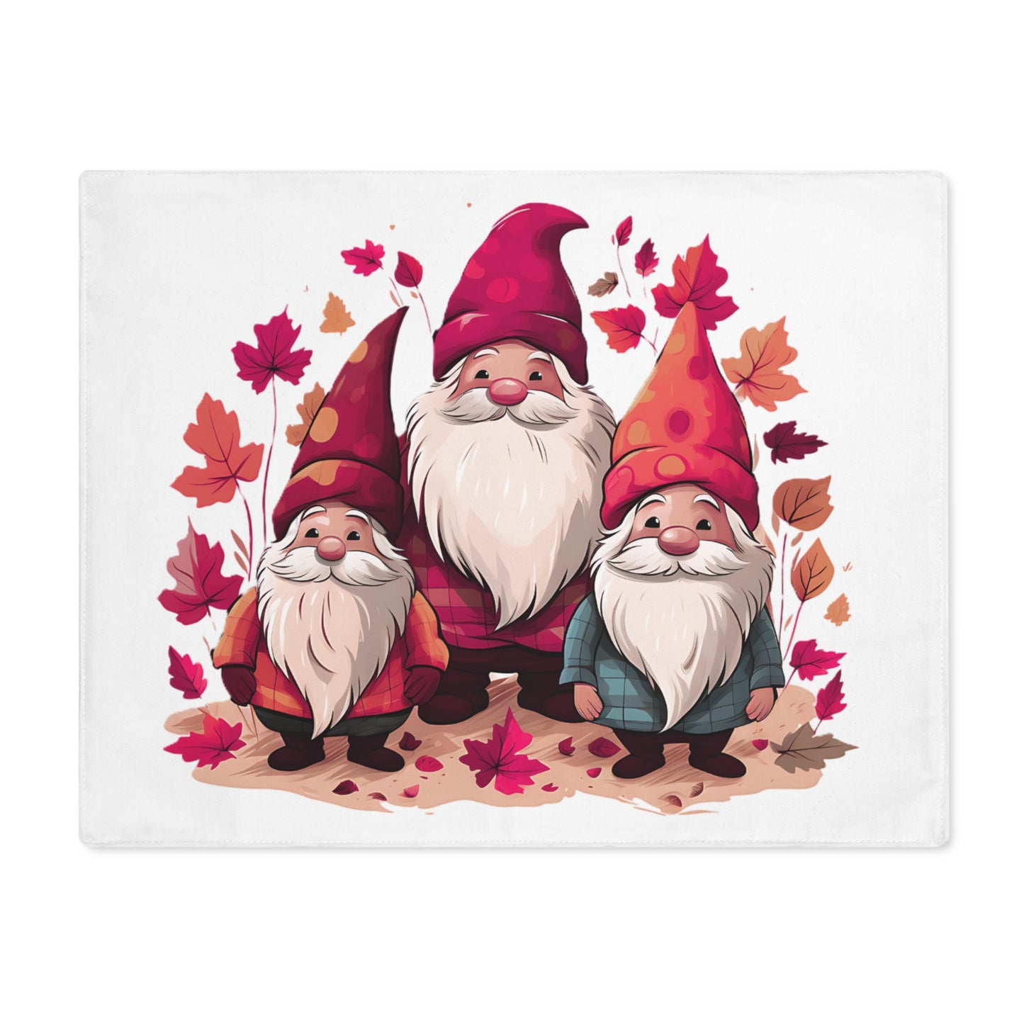 Placemat Cozy Fall Table Decor Thanksgiving Gnome Table Setting Cute Gnome Kitchen Accessory Seasonal Dining Decor Autumn Gnome