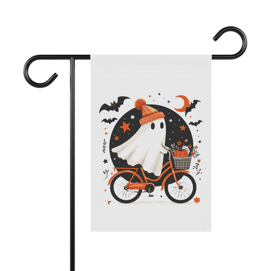 Garden Banner Whimsical Halloween Garden Banner Charming Outdoor Decor Fall Decor Spooky Season Yard Flag Seasonal Greetings