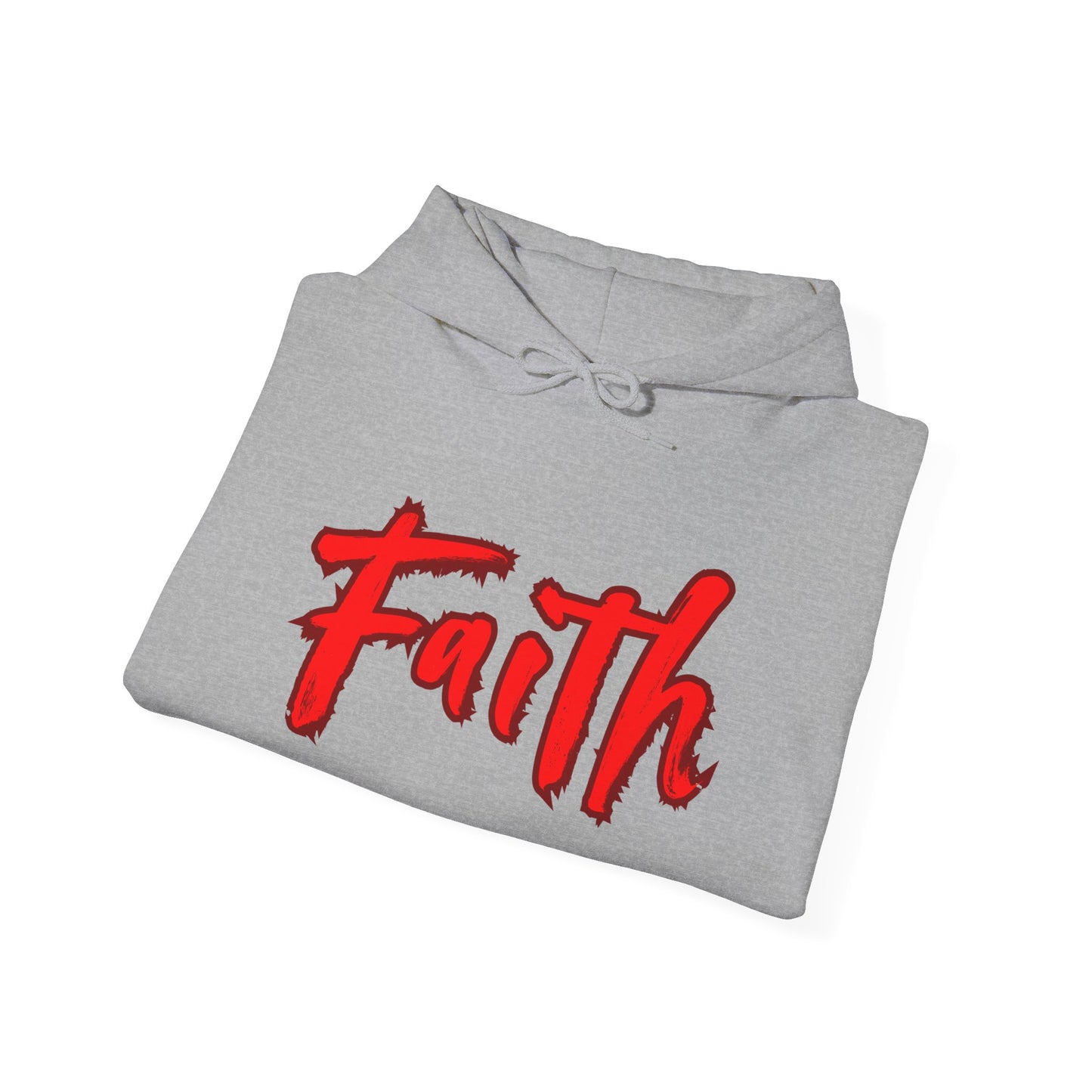 Sweatshirt Faith & Love Heavy Blend Hoodie Unisex Sweatshirt for Inspiration and Comfort Christian Religious Gift