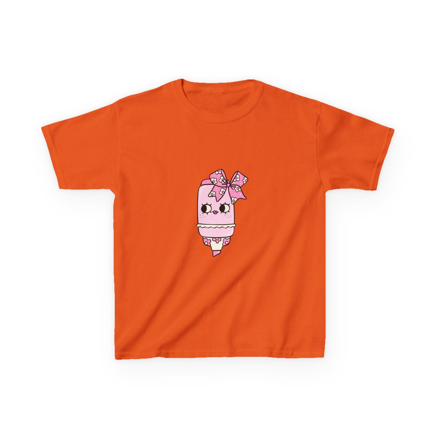 T-Shirt Kids Heavy Cotton™ Tee Fun Graphic Cute School Shirt Everyday Wear Coquette Design
