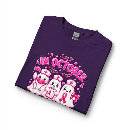 Long Sleeve Shirt — "In October We Wear Pink" Breast Cancer Awareness
