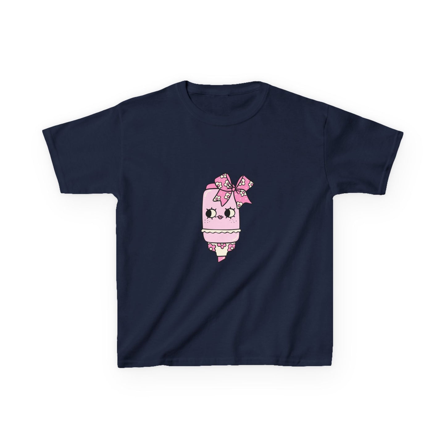 T-Shirt Kids Heavy Cotton™ Tee Fun Graphic Cute School Shirt Everyday Wear Coquette Design