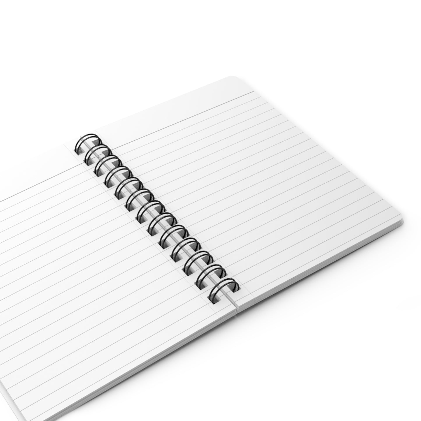 Floral Doodle Spiral Notebook — Bright Retro Flower Journal
