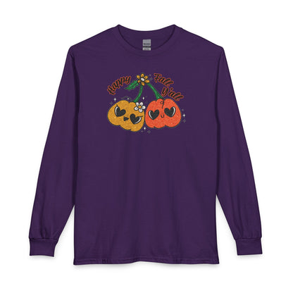 Happy Fall Y'all Pumpkin Long Sleeve Tee