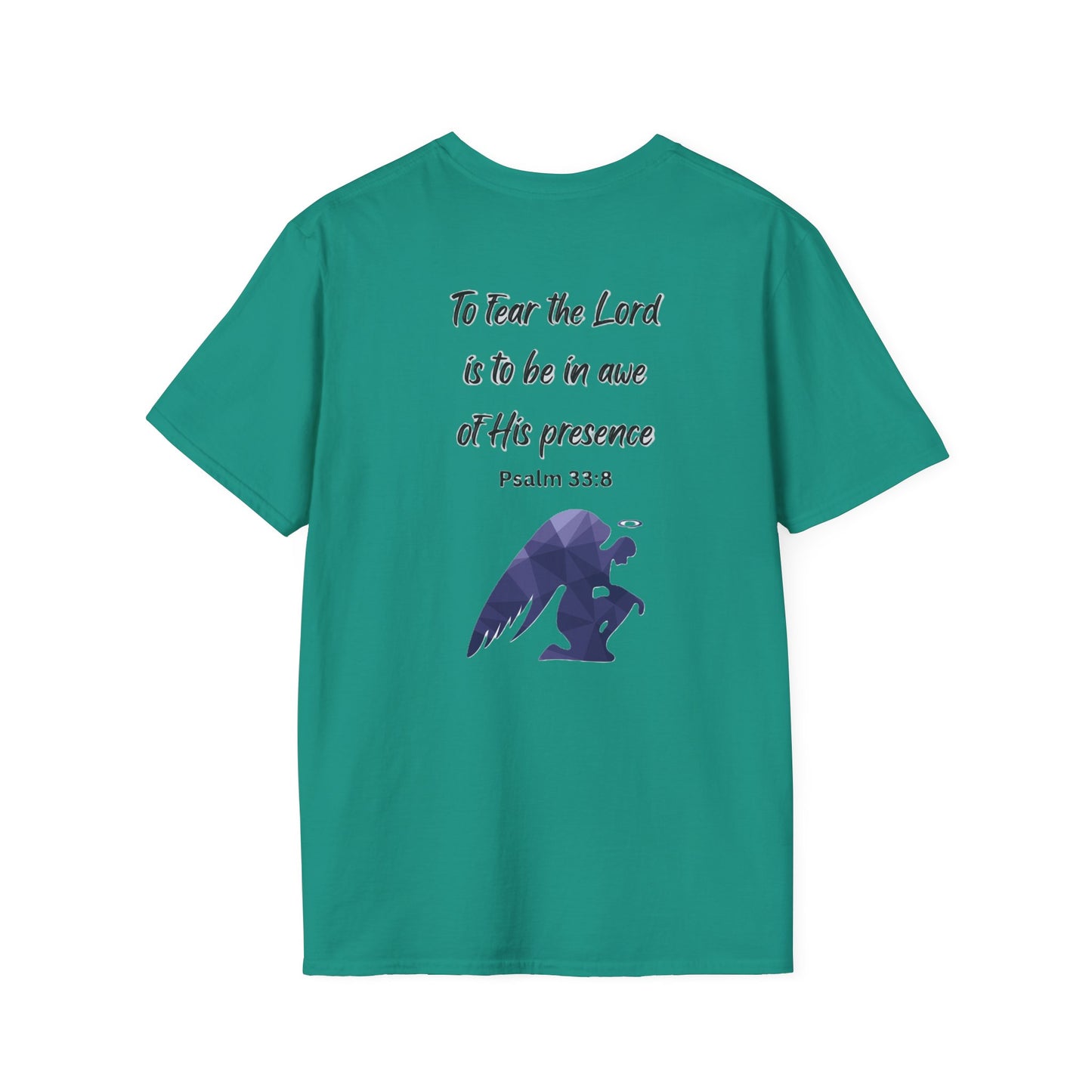 T-Shirt Unisex Softstyle T-Shirt with Inspirational Psalm Design Motivational Tee Christian Apparel Faith-Based Gift Casual Wear