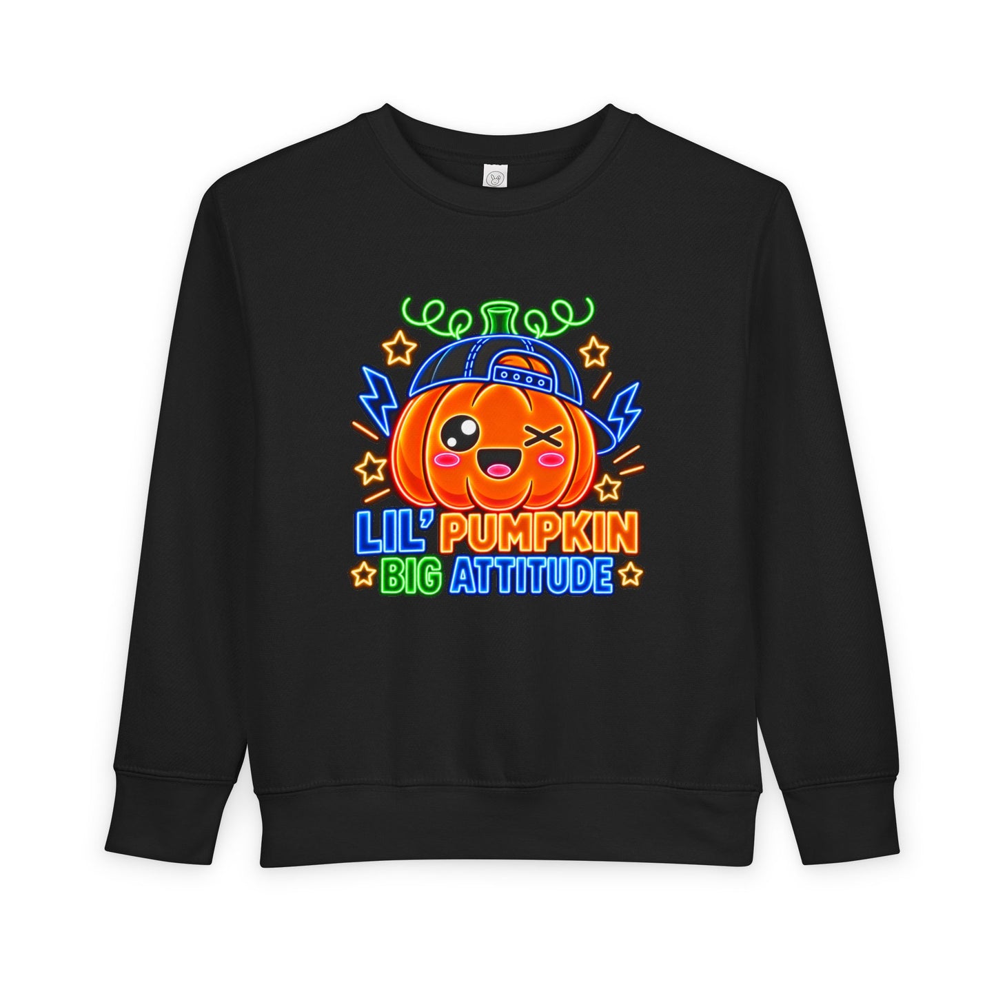 Lil' Pumpkin Big Attitude Toddler Sweatshirt