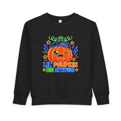 Lil' Pumpkin Big Attitude Toddler Sweatshirt