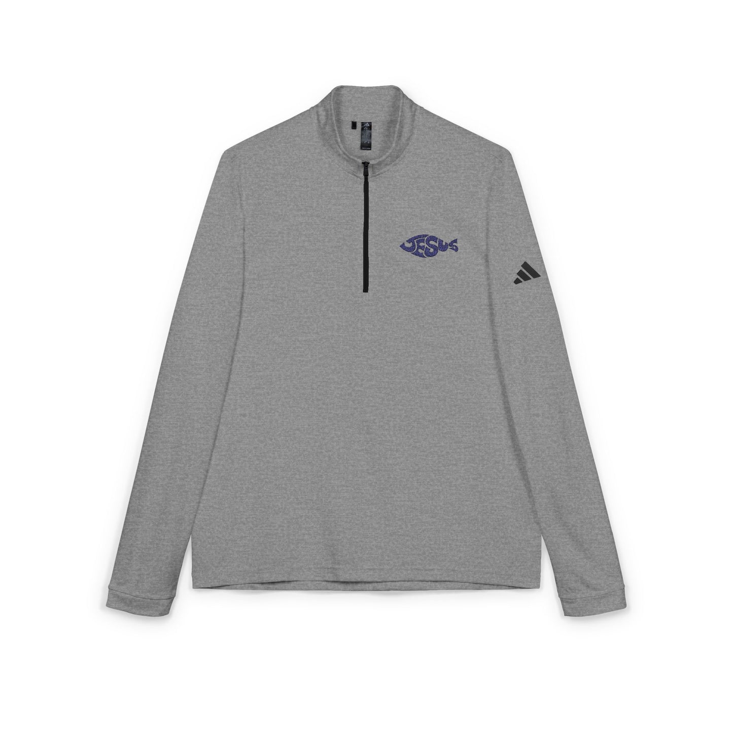 Sweatshirt Adidas® Quarter-Zip Pullover with Embroidery Stylish Activewear Ideal for Sports & Casual Outings Perfect Gift for Fitness
