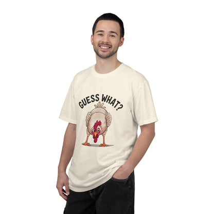 Chicken Butt T-Shirt "Guess What? Chicken Butt!" Funny Novelty Tee Conversation Starter Humorous Statement