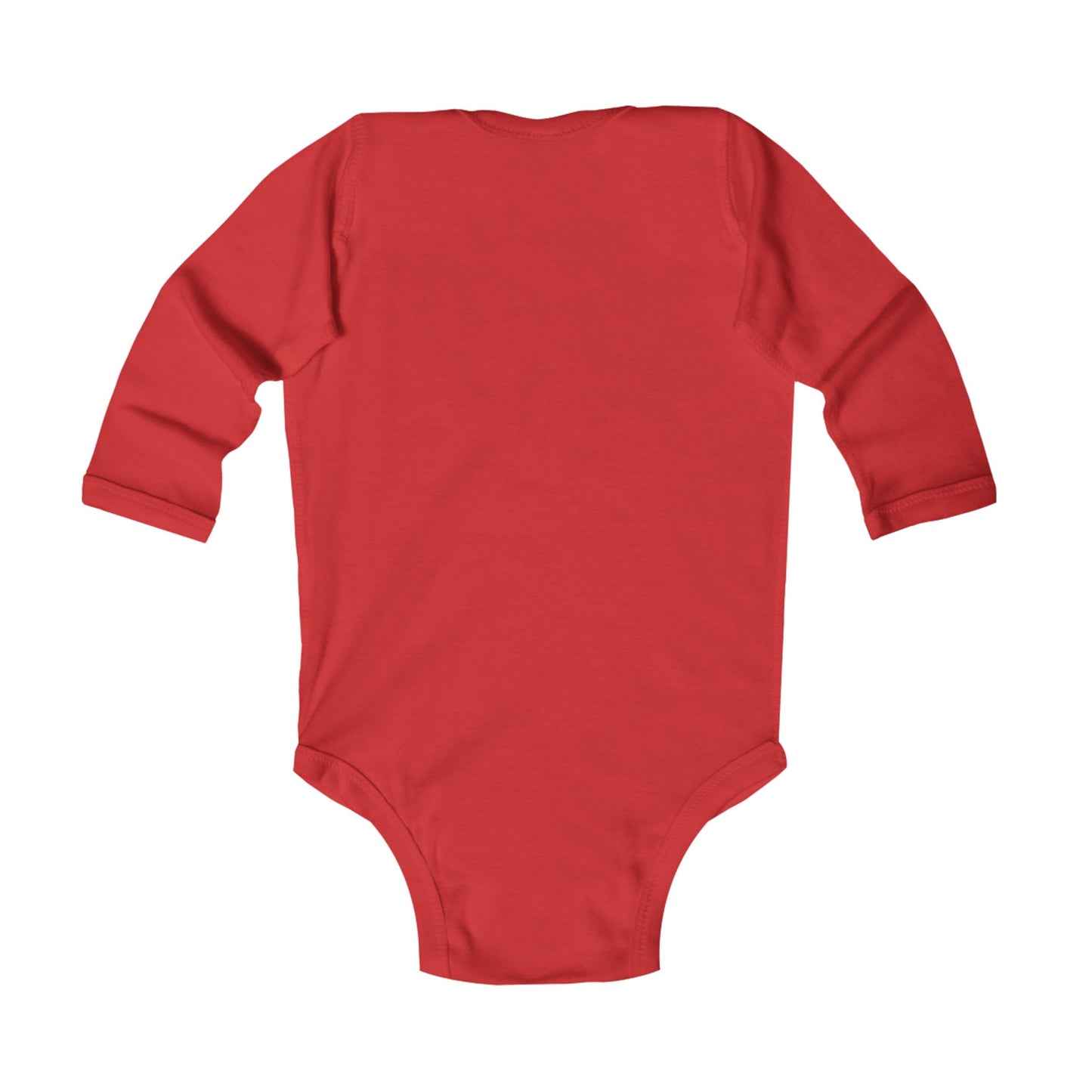 Infant Bodysuit — Cute Baby Dinosaur "Snack-a-saurus" Long Sleeve Onesie