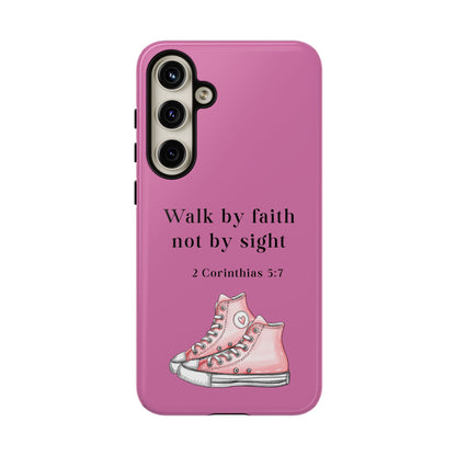 Cellphone Cae Faith-Inspired Phone Case Inspirational Gift Bible Verse Accessory Pink Converse Design Christian Phone Cover