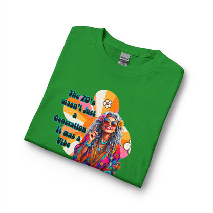 70s Hippie Long Sleeve T‑Shirt – “The 70's Wasn’t Just a Generation, It Was a Vibe”