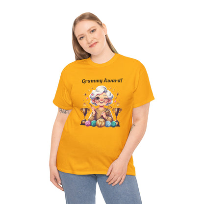 T-Shirt Grammy Award Unisex Heavy Cotton Tee - Celebrate Your Achievements Gift for Grandmothers