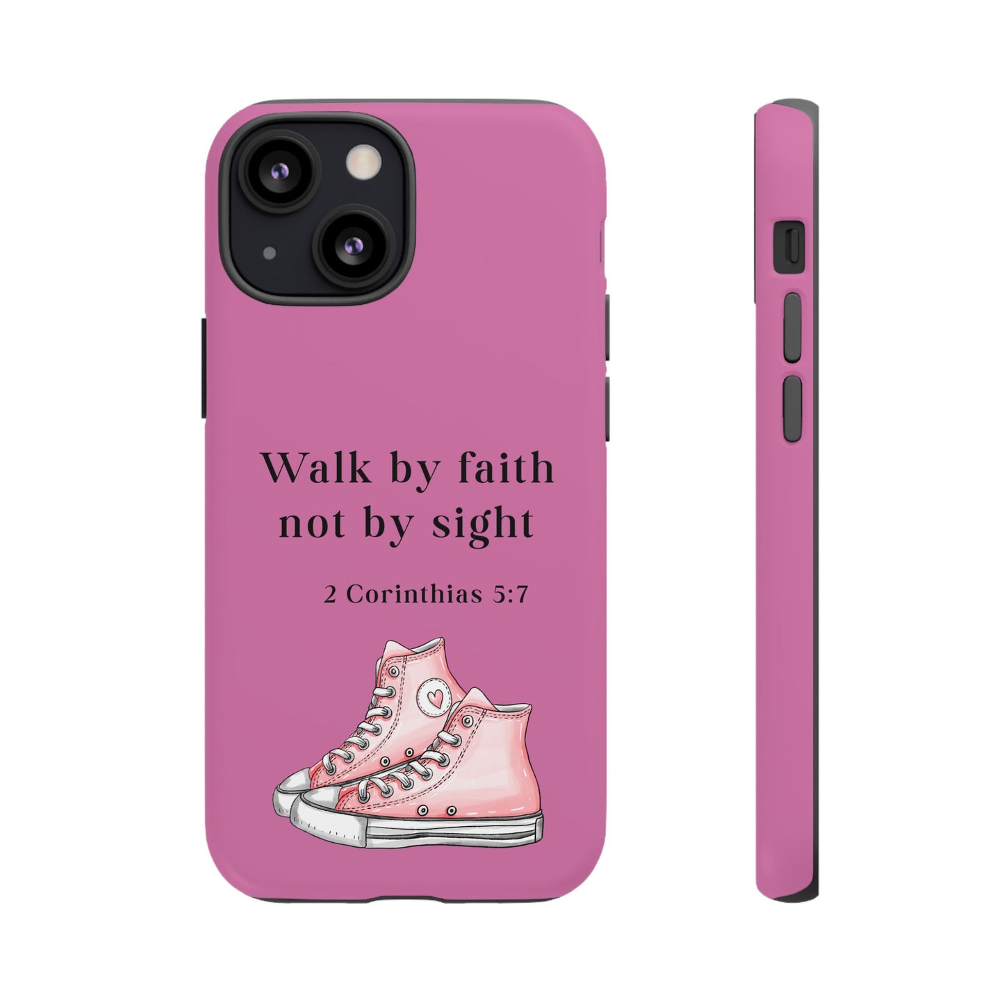 Cellphone Cae Faith-Inspired Phone Case Inspirational Gift Bible Verse Accessory Pink Converse Design Christian Phone Cover