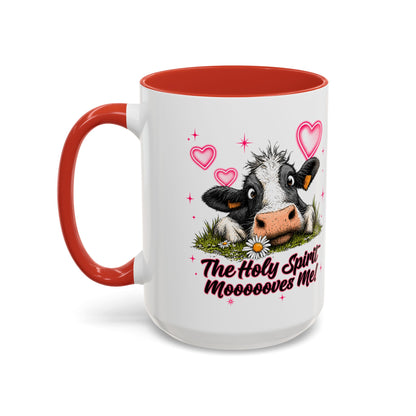 The Holy Spirit Moooves Me Coffee Mug