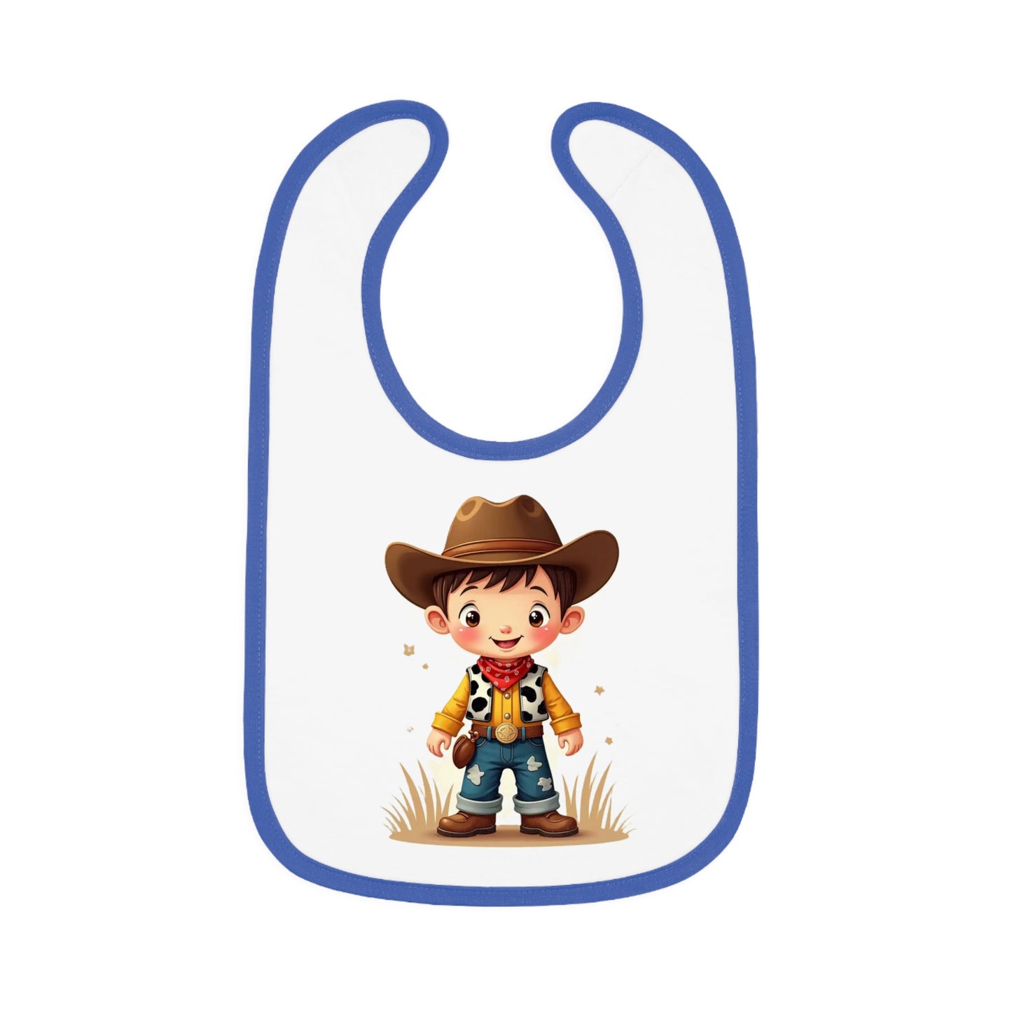 Baby Cowboy Bib Adorable Bib for Toddlers Funny Baby Gift Cowboy Theme Nursery Cute Baby Accessories
