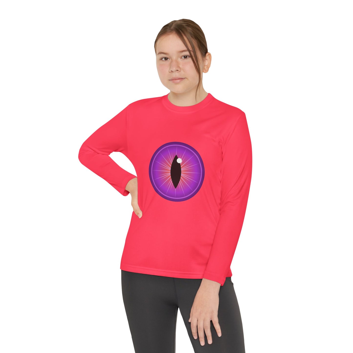 T-Shirt Youth Long Sleeve Monster-Inspired Tee Fun Shirt for Kids Perfect for Halloween Costume Wear Everyday Comfort Cool Graphic T