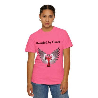 T-Shirt Guarded by Grace Unisex T-Shirt with Wings Design Christian Apparel Unique Gift Faith-based Fashion Inspirational SpiritualTee